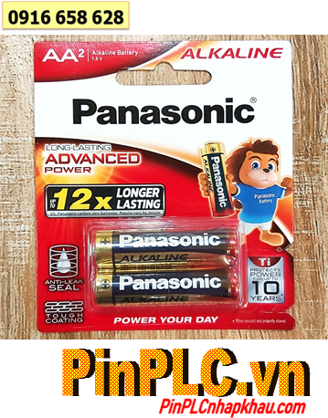 Panasonic LR6T/2B, Pin AA 1.5v Alkaline Panasonic LR6T/2B (Made in Thailand)